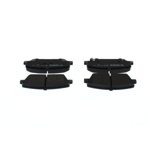 Bremsbelagsatz, Scheibenbremse BOSCH 0 986 424 491 f&uuml;r HYUNDAI KIA, Vorderachse