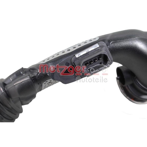 Schlauch, Luftversorgung METZGER 2388090 f&uuml;r MERCEDES-BENZ, Abgasturbolader