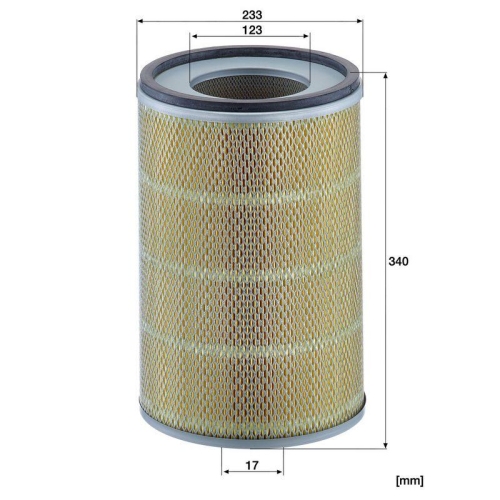 MANN-FILTER C 24 719 Luftfilter f&uuml;r FIAT FORD HANOMAG HENSCHEL ISUZU IVECO VOLVO