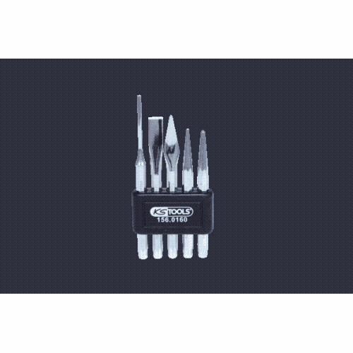 Meißel + Durchtreiber-Satz KS TOOLS 156.0160 für