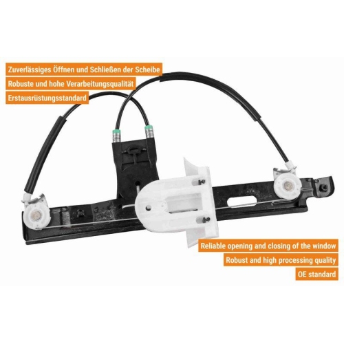 Fensterheber VAICO V25-1772 Original VAICO Qualität für FORD, hinten rechts