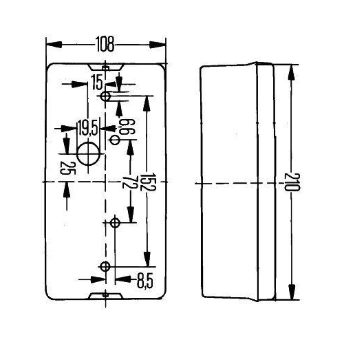 HELLA Heckleuchte 2VP 006 040-301 für AUDI DAF VW FAUN KIA STEINBOCK SPIERINGS