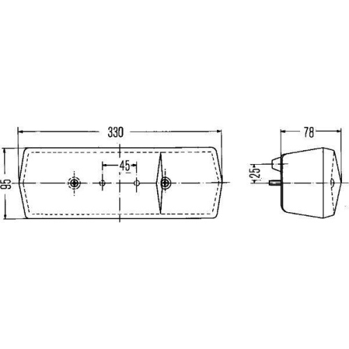 HELLA Heckleuchte 2SD 001 688-171 für AUDI FORD MERCEDES-BENZ VOLVO VW GOLDHOFER