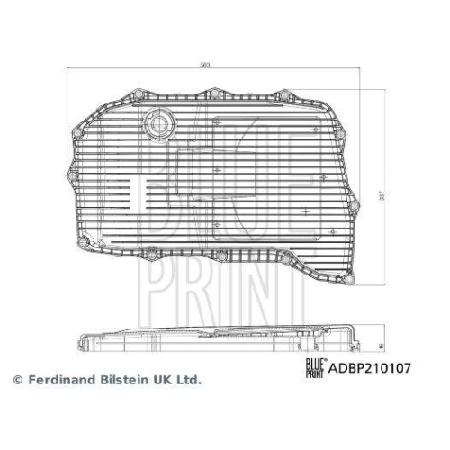 Hydraulikfilter, Automatikgetriebe BLUE PRINT ADBP210107 Blue Print Solution VW