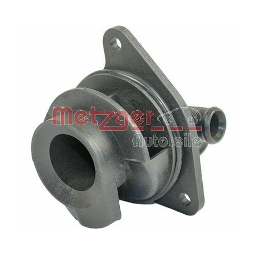 Kühlmittelflansch METZGER 4010105 für CITROËN/PEUGEOT, Wasserpumpe