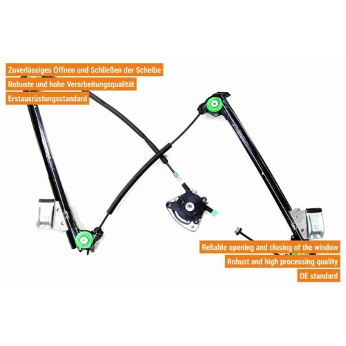 Fensterheber VAICO V45-0193 Original VAICO Qualität für PORSCHE, vorne rechts