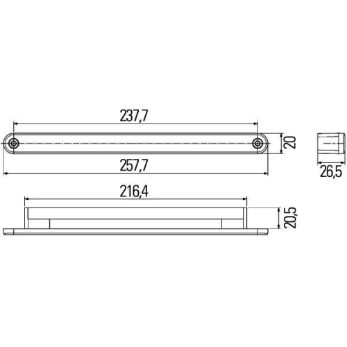 HELLA Tagfahrleuchte 2PT 980 680-001 f&uuml;r