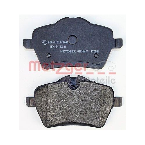 Bremsbelagsatz, Scheibenbremse METZGER 1170561 f&uuml;r BMW, Vorderachse