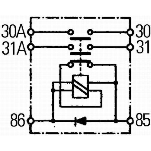 HELLA Hauptschalter, Batterie 6EK 008 776-001 für SCANIA FARESIN
