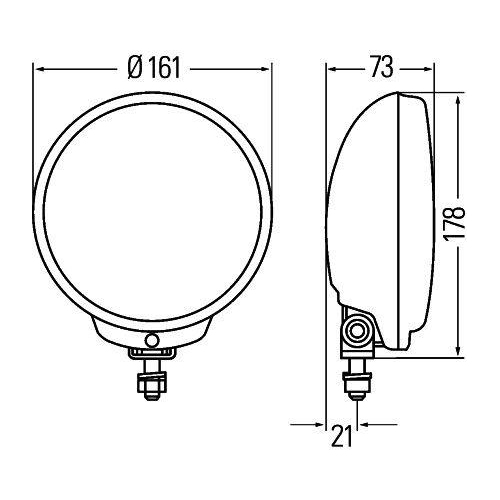 HELLA Nebelscheinwerfer 1N6 010 952-101 für, links, rechts