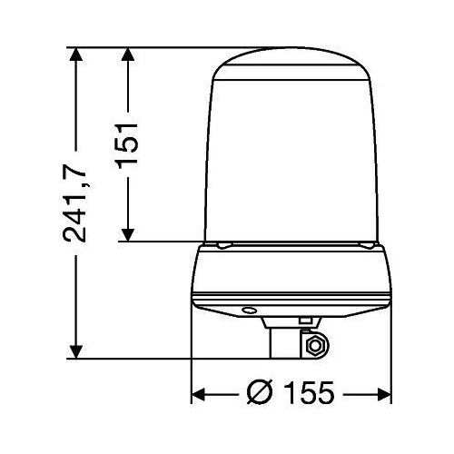HELLA Blitz-Kennleuchte 2RL 008 183-211 für DAF LIEBHERR