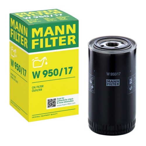 MANN-FILTER W 950/17 &Ouml;lfilter f&uuml;r FIAT ISUZU NISSAN CASE IH CATERPILLAR VALMET