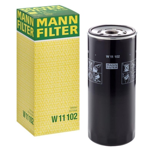 MANN-FILTER W 11 102 Filter, Arbeitshydraulik f&uuml;r DAF IVECO BOMAG CASE IH MWM