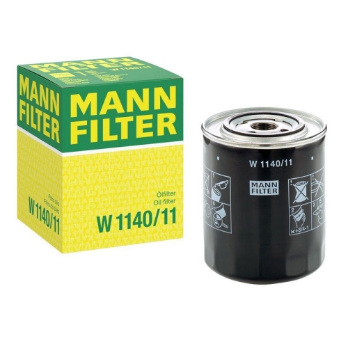 MANN-FILTER W 1140/11 &Ouml;lfilter f&uuml;r SISU STEYR CASE IH MASSEY FERGUSON DEUTZ-FAHR