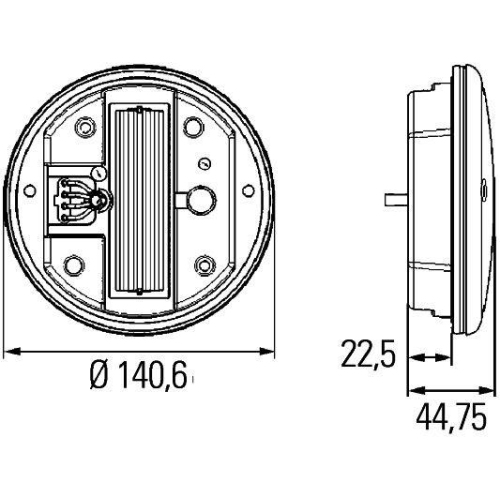 HELLA Heckleuchte 2SD 344 100-001 f&uuml;r DAF, links, rechts