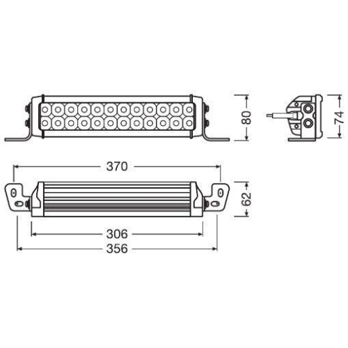 Fernscheinwerfer ams-OSRAM LEDDL117-CB LEDriving® LIGHTBAR VX250-CB für