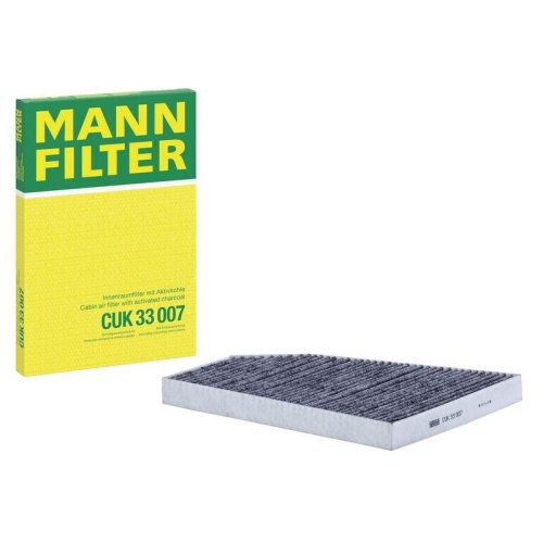 MANN-FILTER CUK 33 007 Filter, Innenraumluft f&uuml;r TESLA, hinter dem Handschuhfach