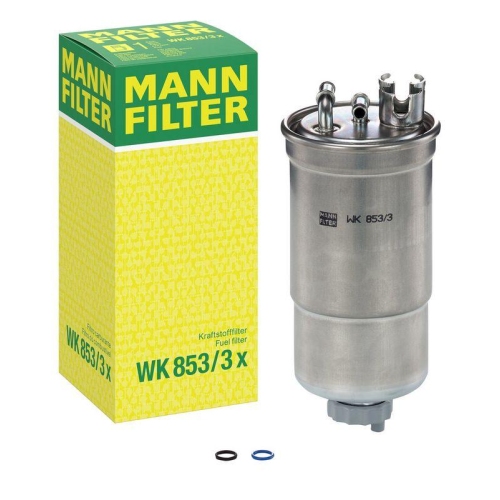 Kraftstofffilter MANN-FILTER WK 853/3 x f&uuml;r VAG JUNGHEINRICH