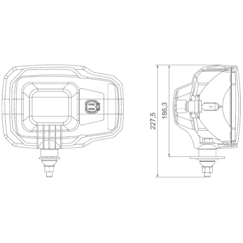 HELLA Hauptscheinwerfer 1EA 328 450-421 f&uuml;r, rechts