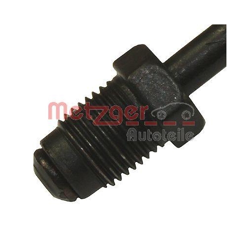 Bremsschlauch METZGER 4119366 f&uuml;r VAG, Hinterachse links, am Bremssattel