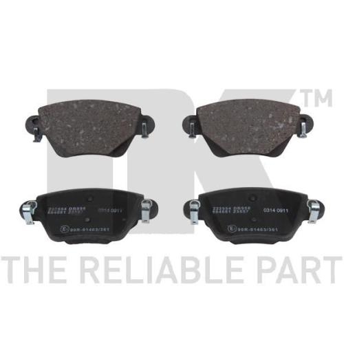 Bremsscheibe NK 202551 für FORD JAGUAR, Hinterachse