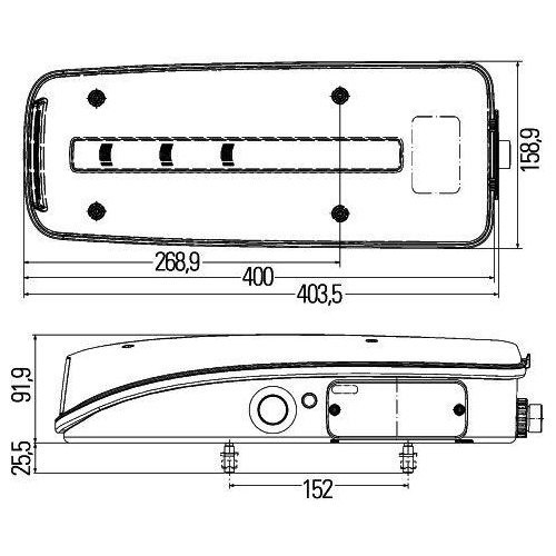 HELLA Heckleuchte 2VP 012 381-321 für DAF, rechts