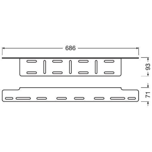 Halter, Zusatzscheinwerfer ams-OSRAM LEDDL ACC 103 License Plate Bracket für