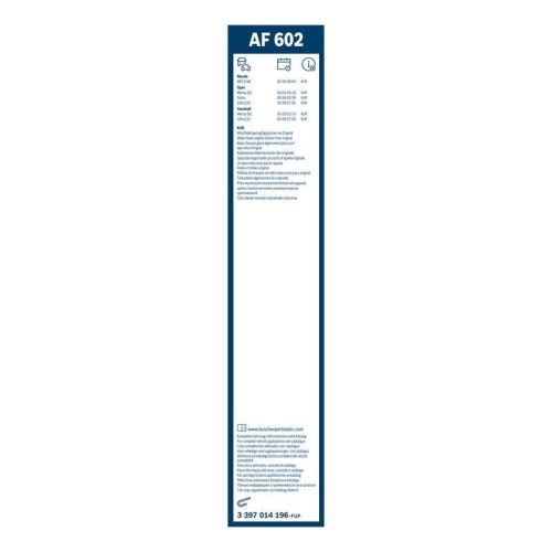 Wischblatt BOSCH 3 397 014 196 Aerofit für, vorne