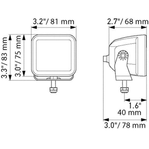 HELLA Fernscheinwerfer 1FA 358 176-811 BLACK MAGIC für