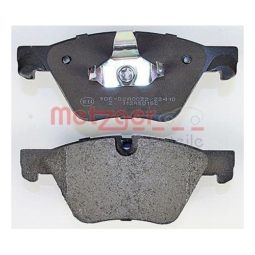 Bremsbelagsatz, Scheibenbremse METZGER 1170684 f&uuml;r BMW, Vorderachse
