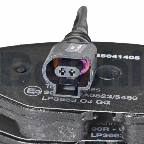 DELPHI LP3663 Bremsbelagsatz, Scheibenbremse f&uuml;r AUDI FORD SEAT SKODA VW