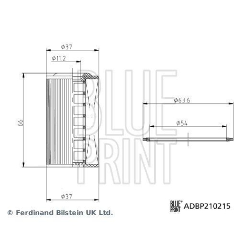 Hydraulikfilter, Automatikgetriebe BLUE PRINT ADBP210215 f&uuml;r MITSUBISHI NISSAN