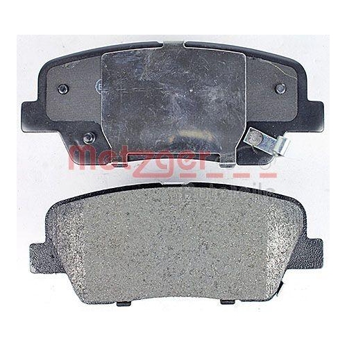 Bremsbelagsatz, Scheibenbremse METZGER 1170687 f&uuml;r HYUNDAI KIA, Hinterachse