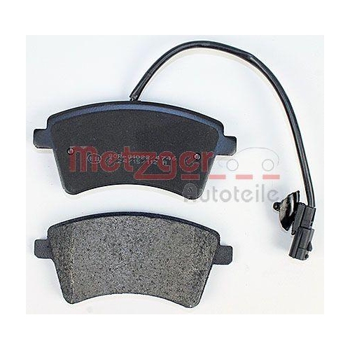 Bremsbelagsatz, Scheibenbremse METZGER 1170776 GREENPARTS f&uuml;r RENAULT
