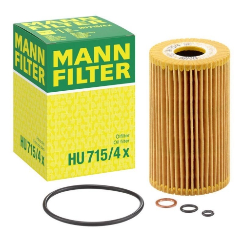&Ouml;lfilter MANN-FILTER HU 715/4 x f&uuml;r BMW
