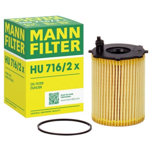 &Ouml;lfilter MANN-FILTER HU 716/2 x f&uuml;r BMW CITRO&Euml;N FIAT FORD MAZDA MITSUBISHI VOLVO