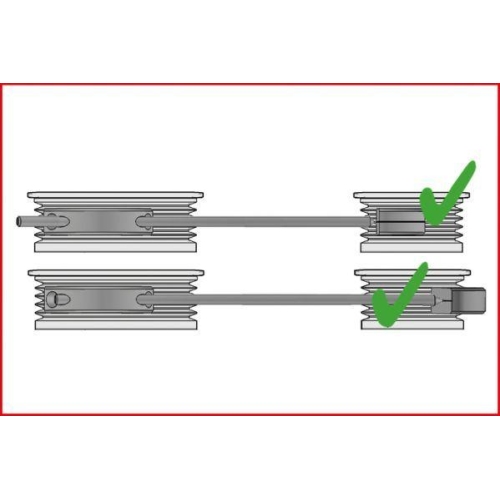 Ausrichtwerkzeugsatz, Riemenscheibe KS TOOLS 400.0060 für