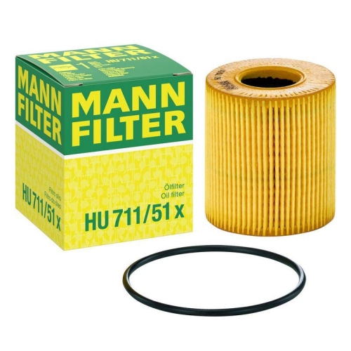 &Ouml;lfilter MANN-FILTER HU 711/51 x f&uuml;r BMW CITRO&Euml;N FIAT FORD JAGUAR MITSUBISHI