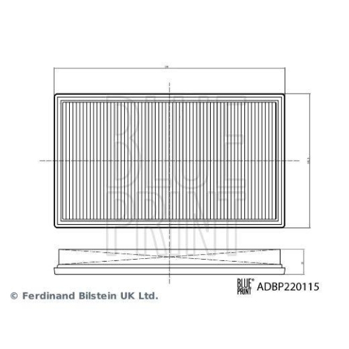 Luftfilter BLUE PRINT ADBP220115 f&uuml;r MERCEDES-BENZ