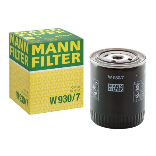 &Ouml;lfilter MANN-FILTER W 930/7 f&uuml;r FORD PEUGEOT CASE IH GENERAL MOTORS MANITOU