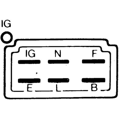 HELLA Generatorregler 5DR 004 243-091 f&uuml;r DAIHATSU MITSUBISHI NISSAN SUZUKI MEGA
