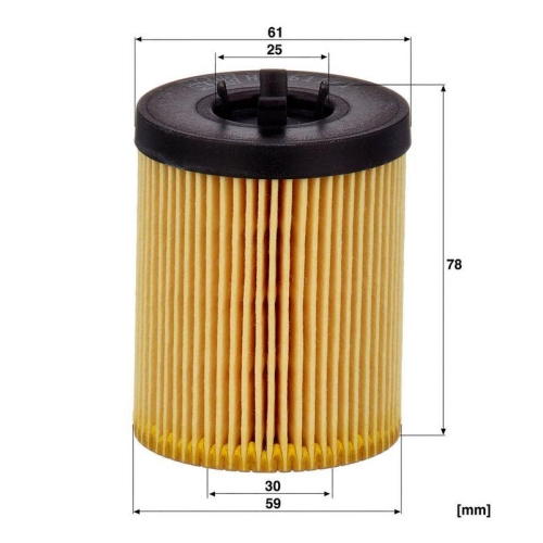 &Ouml;lfilter MANN-FILTER HU 611/1 x f&uuml;r OPEL GENERAL MOTORS CADILLAC SATURN