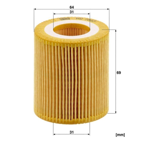 &Ouml;lfilter MANN-FILTER HU 7002 z f&uuml;r FORD MAZDA VAG