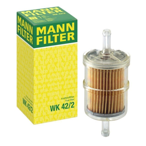 Kraftstofffilter MANN-FILTER WK 42/2 f&uuml;r LADA RENAULT SANTANA PIAGGIO VAG LIGIER