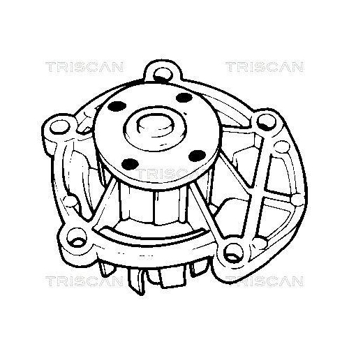 Wasserpumpe, Motork&uuml;hlung TRISCAN 8600 65336 f&uuml;r SAAB