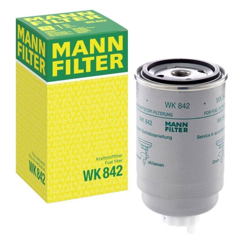 Kraftstofffilter MANN-FILTER WK 842 f&uuml;r CITRO&Euml;N FIAT FORD HANOMAG HENSCHEL IVECO