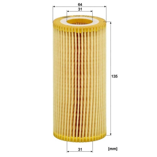 &Ouml;lfilter MANN-FILTER HU 721/2 x f&uuml;r MERCEDES-BENZ