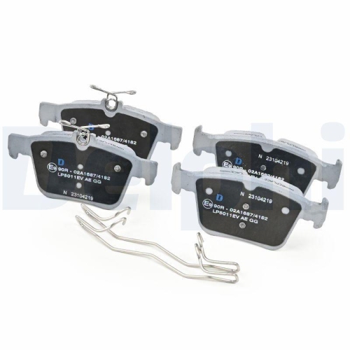 DELPHI LP5011EV Bremsbelagsatz, Scheibenbremse f&uuml;r AUDI SEAT SKODA VW AUDI (FAW)