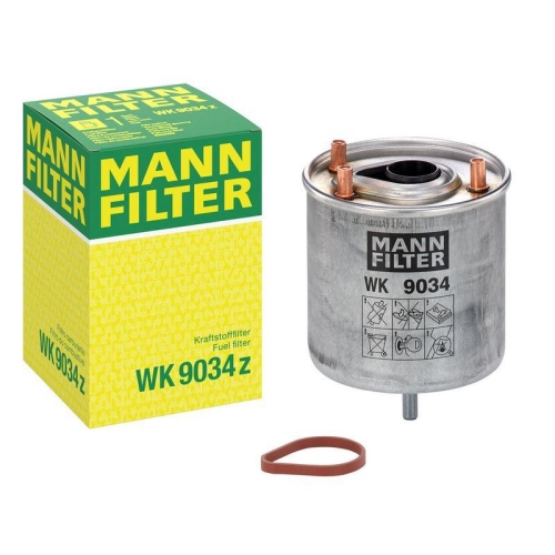 Kraftstofffilter MANN-FILTER WK 9034 z f&uuml;r CITRO&Euml;N FIAT MITSUBISHI PEUGEOT