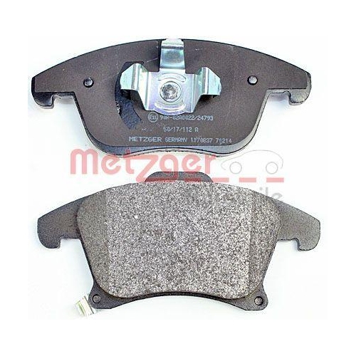 Bremsbelagsatz, Scheibenbremse METZGER 1170837 GREENPARTS f&uuml;r FORD, Vorderachse